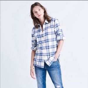 Madewell Classic Ex-Boyfriend Flannel- size M